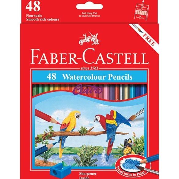 

Special Faber Castell 48 Water Colour Pencil Pensil Warna Cat Air Watercolour Watercolor Water Color