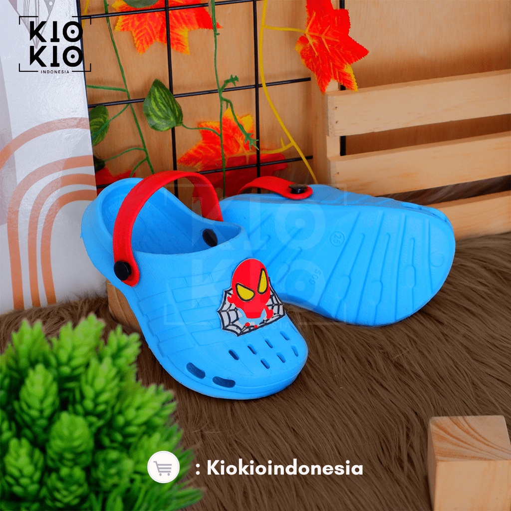 Sandal Sepatu Anak bakpao Karet / Sandal Baim Anak / Sandal Kodok Anak Empuk Nyaman Anti Slip size 19 s/d 29