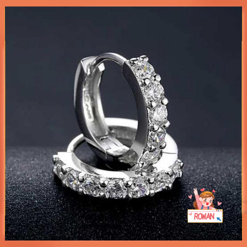 R-flower 1pasang/3pasang Anting Berlian Untuk Wanita Gadis Hadiah Indah Retro