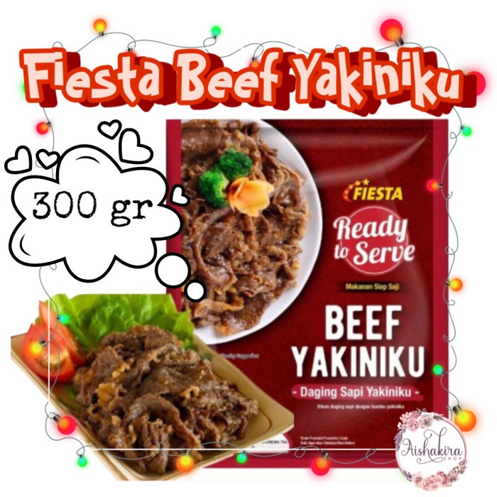 

Fiesta Ready To Serve Beef Yakiniku 300Gr