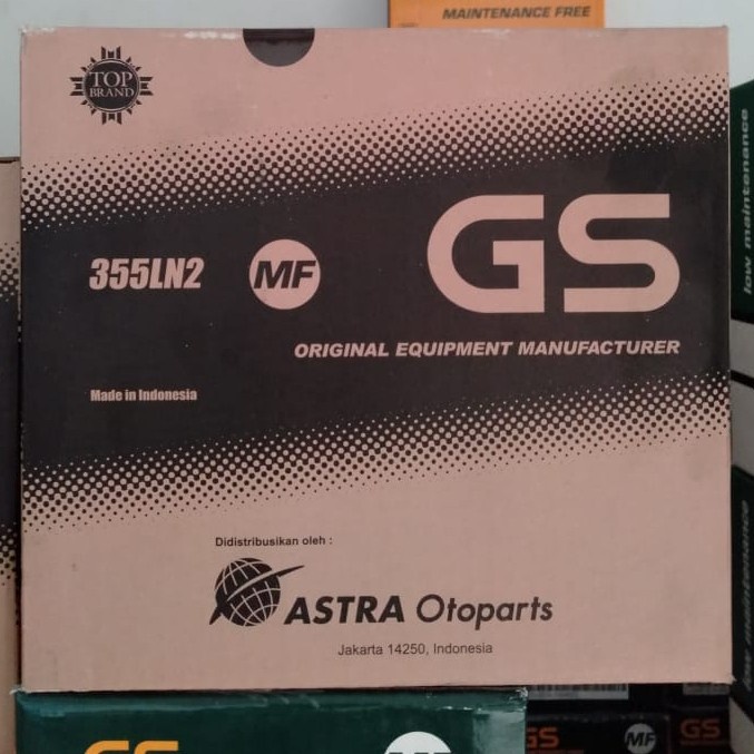 Aki MF GS Astra LN2 (355LN2) Khusus INNOVA Reborn/Fortuner SRZ Bensin