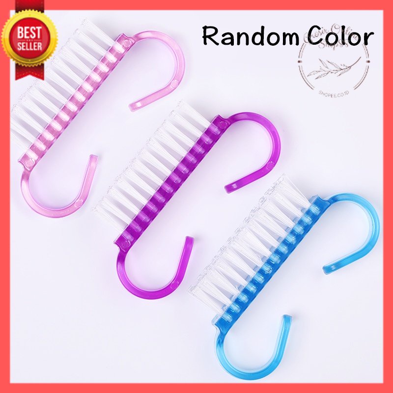 GOS -I109- Sikat Pembersih Kuku - Brush Scrubbing Nail Art - Sikat Mini Pembersih Debu Kuku