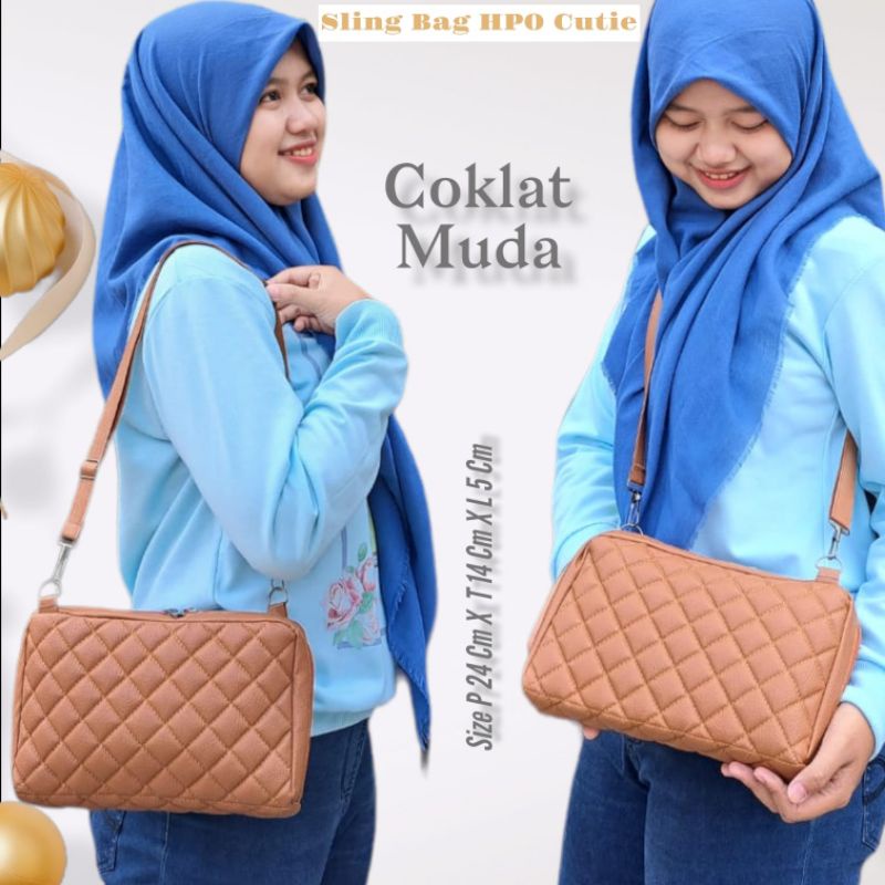 SLING BAG HPO CUTIE BANYAK RUANG