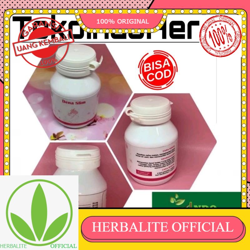 100% ORIGINAL DENA SLIM PELANGSING BADAN ORIGINAL OBAT DIET ASLI