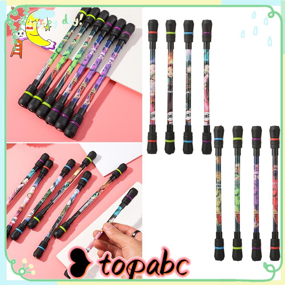 Top Demon Slayer Kimetsu No Yaiba Novelty Baru Pereda Tekanan Keburuk Anti-Selip Non Slip Spinning Pen