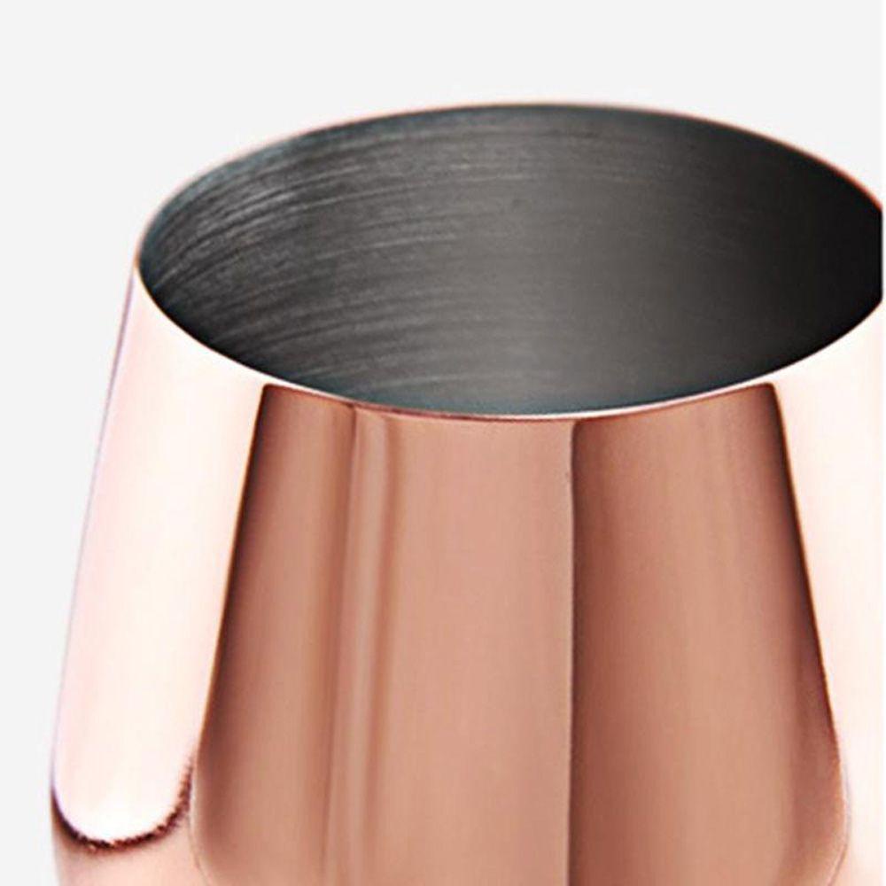 [Elegan] Cangkir Wine Stainless Steel Tahan Lama High Quality Drinkware Juice Goblets Drink Red Wine Barware Alat Bar