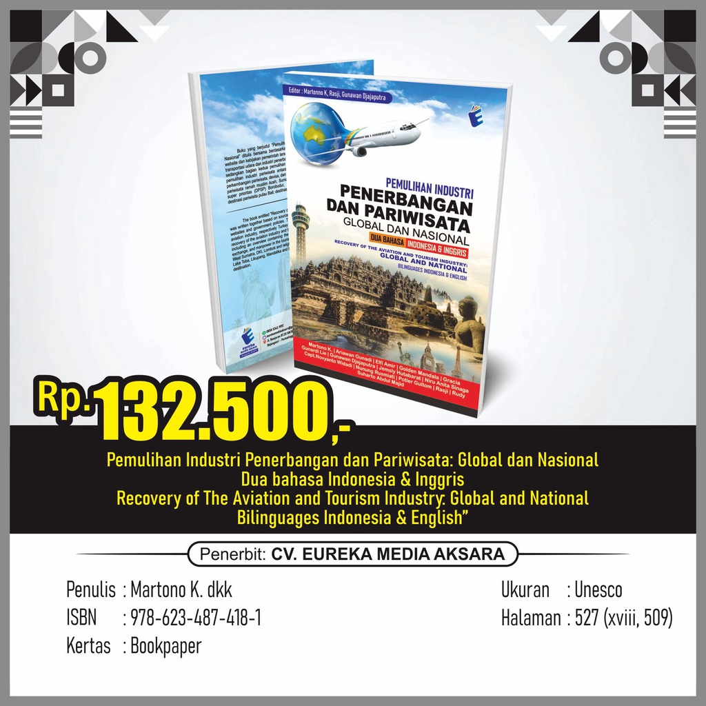 Pemulihan Industri Penerbangan dan Pariwisata: Global dan Nasional Dua bahasa Indonesia & Inggris Re