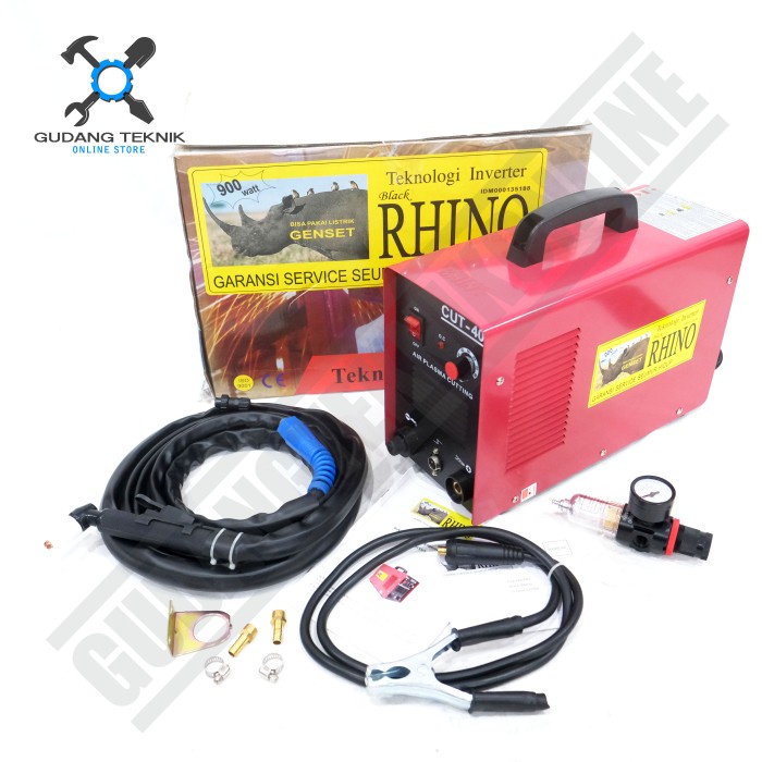 Mesin Las Potong Inverter 1 Phase CUT 40 RHINO / Cutting Plasma Welding Mesin Trafo Travo Las CUT40 RHINO