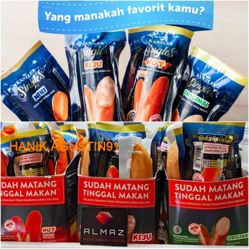 

Kanzler singles 65 grm (harga satuan)