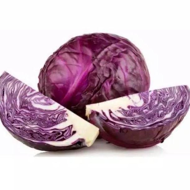 

チ Kol Merah / Kol Ungu / Kubis Merah / Kubis Ungu / Red Cabbage Fresh 500 gram ㅍ