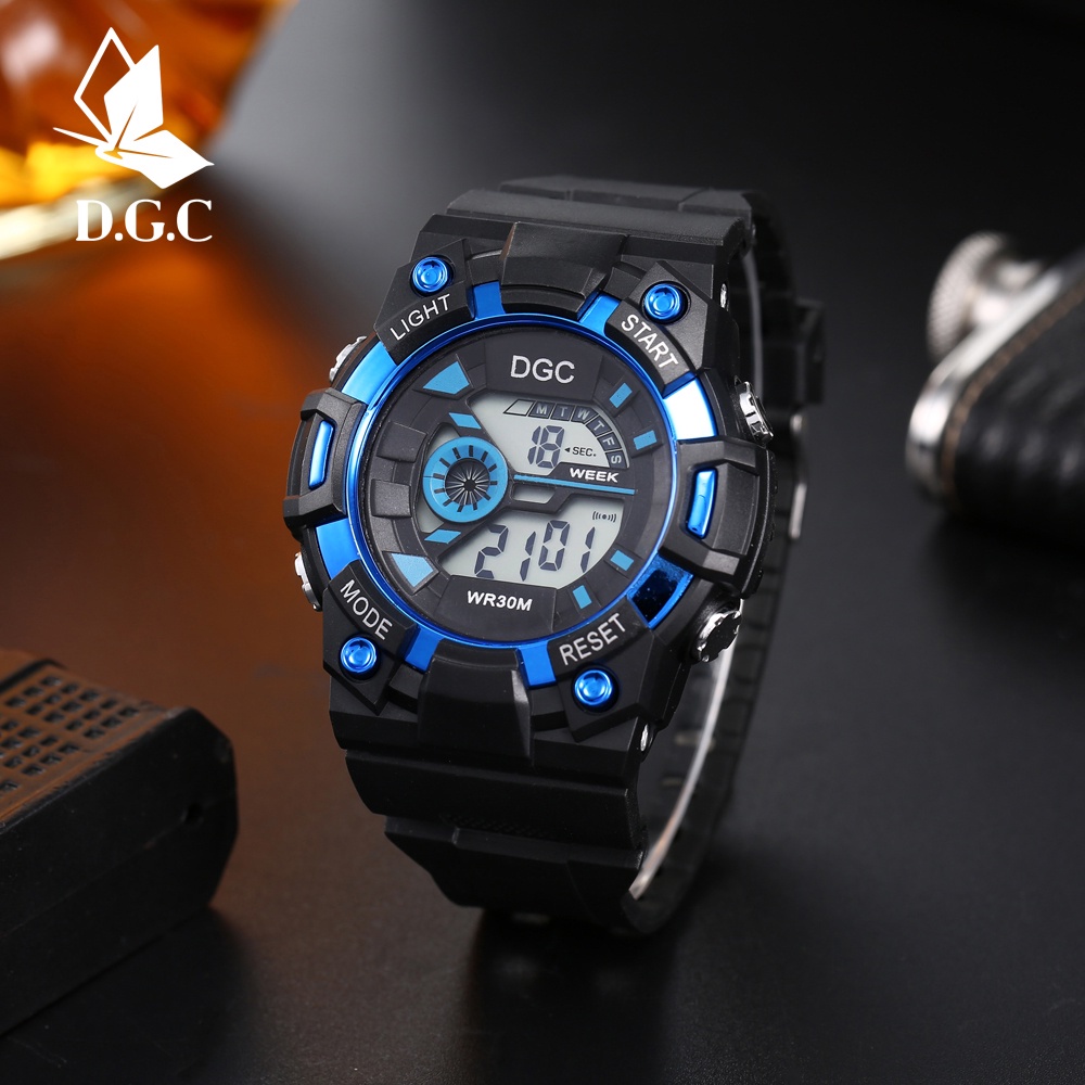 ✨D.G.C✨✅Jam Tangan Pria Fashion Sports Digital Led Men Women Digital Watch D.G.C M177