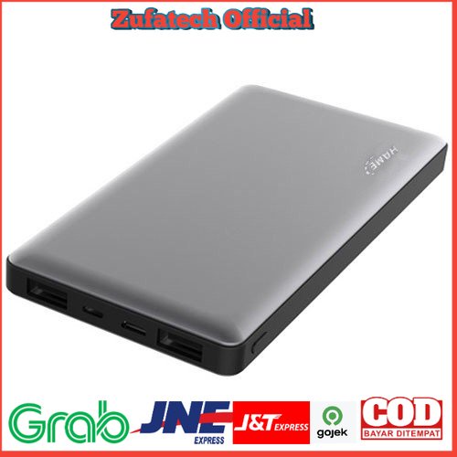 Hame P50L Lightning Power Bank 2 Port 10000mAh - Space Gray