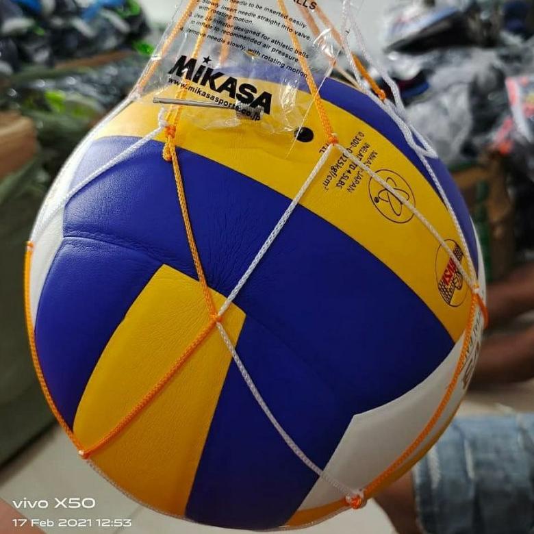 Ready  (BISA COD) BOLA VOLI MIKASA 2200 MT1L  SUPERGOLD  (PENTIL HITAM) ORIGINAL