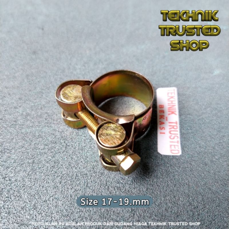 Clamp superior besi 5/8" ( 17-19mm ) High pressure klem selang pipa dll