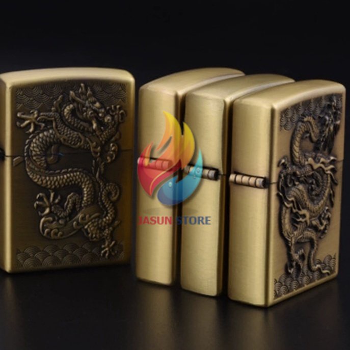 BISA COD! Korek api Zippo Motif Naga 1509 / Korek Zippo / Zippo Minyak