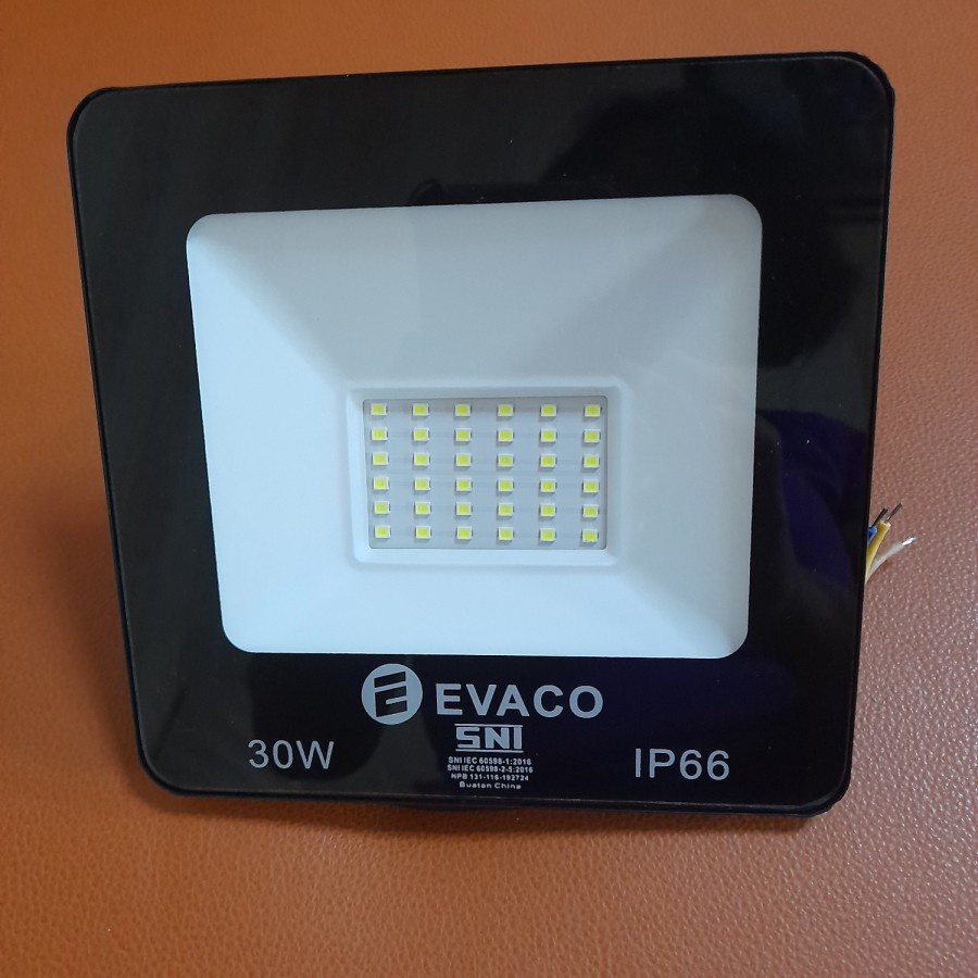 LAMPU SOROT LED 10,20,30 watt EVACO Flood light outdoor cahaya putih