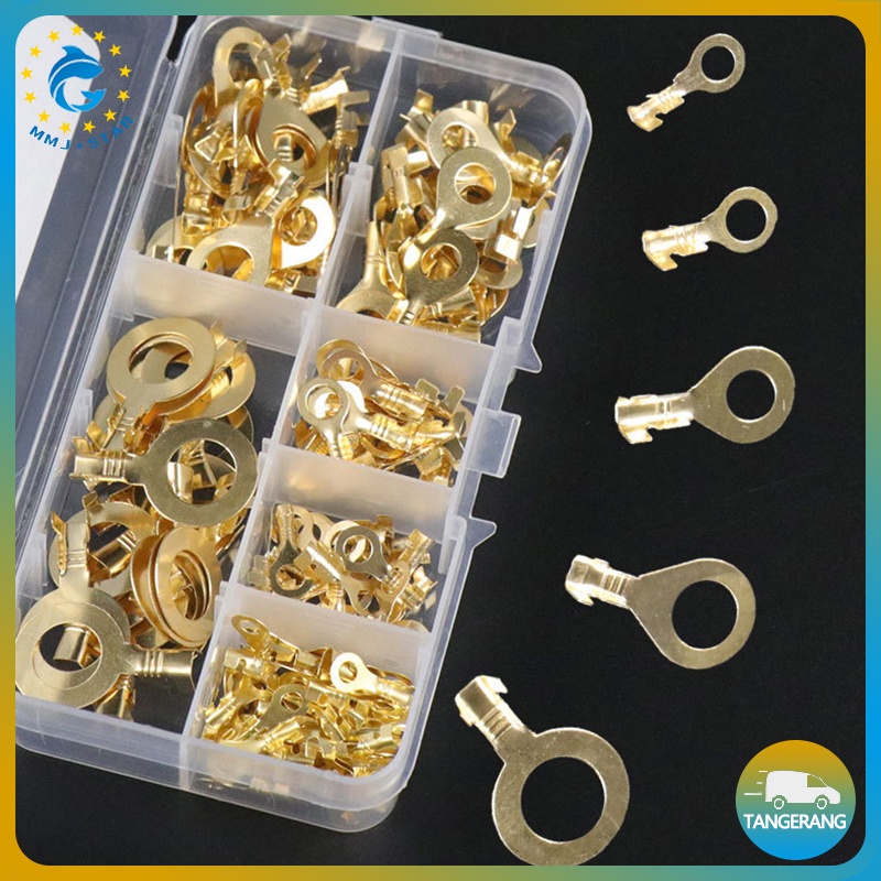 【150 PCS】Terminal Bulat Kabel/Skun Konektor Gepeng/Terminal Skun Bulat/Skun Bulat Aki