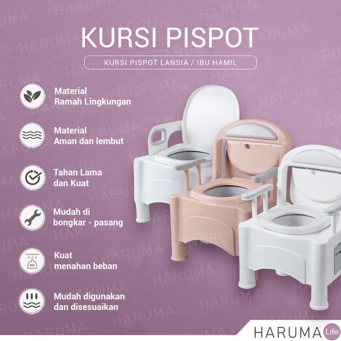 KURSI PISPOT / KURSI PISPOT LANSIA / KURSI PISPOT IBU HAMIL