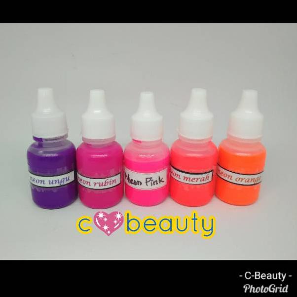 

ァ Pewarna neon 10gr - cat Fluorescence, Murah, Gypsum, Slime, Sablon ま
