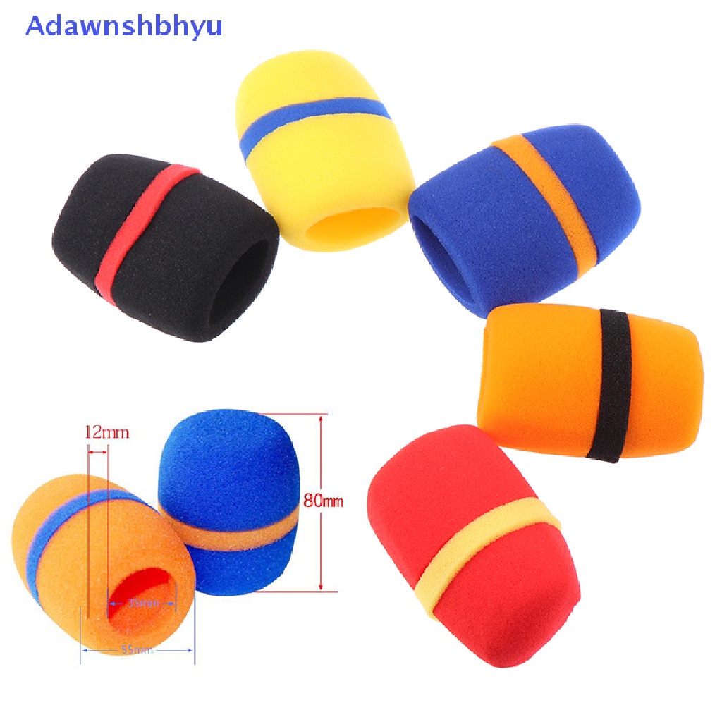 Adhyu 5Pcs Cover Busa Spons Mikrofon Untuk Filter Spons Mikrofon Pelindung Angin ID