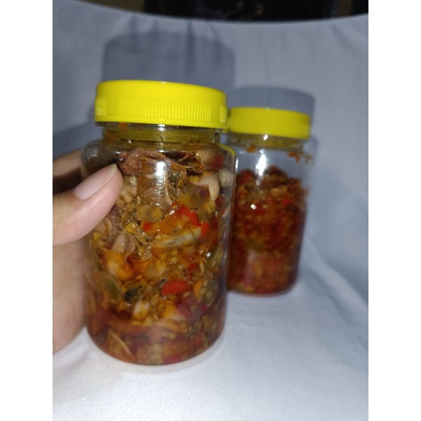 

sambal baby cumi dengan tingkat kepedasan sesuai selera