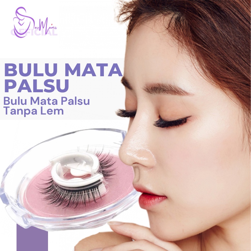 Bulumata Palsu Fake Eyelash 3D Magnet Tanpa Lem Natural Original Bulu Mata Palsu Hits Tipis Natural Eyelashes Extension Magnetic Korea Bulmat Pengantin Mahnet Lentik Tempel Premium Murah Tipis Ajaib Fake Eyelash Extension Magic No Glue Ailash Idep Magnet