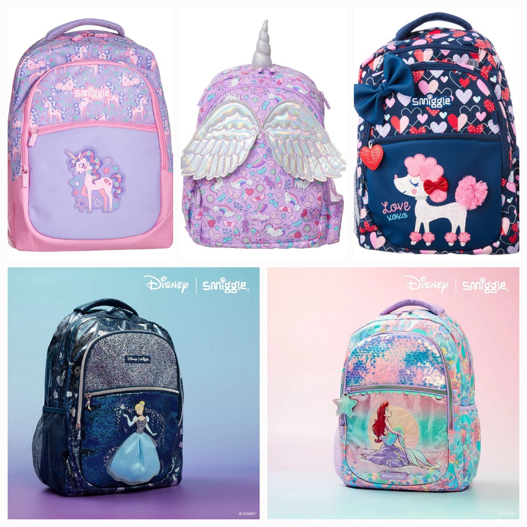 Tas Ransel Sekolah Unicorn, Princess, Mermaid