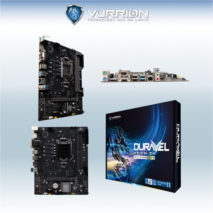 Mainboard H510M-Z4 Duravel Vurrion Intel MB LGA 1200 - Mobo H510