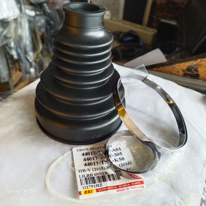 boot as roda dalam honda mobillio/honda brv/honda hrv RBI original thailand