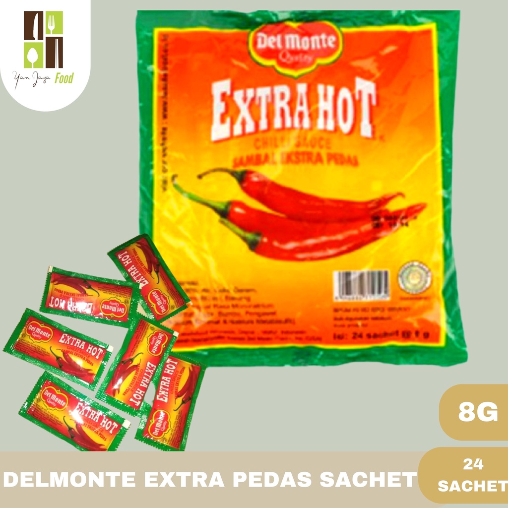 

Del Monte/ delmonte Saus Sachet 24 Sachet 8g [Extra Hot /Saus Tomat]