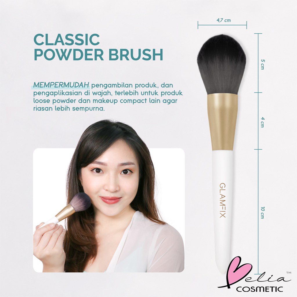 ❤ BELIA ❤ Glam Fix Classic | Delicate | Glow | Fancy Brush | Glamfix Kuas Make Up