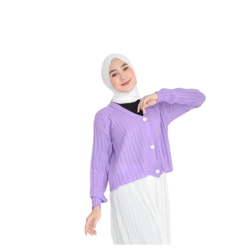 Tokomilkan - Cardigan Rajut Wanita Oversize PASTELO CARDY