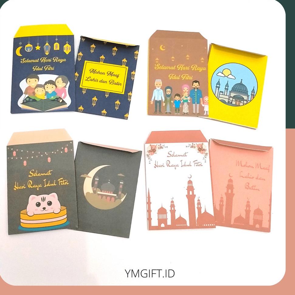 

ぴ [PROMO] Angpau amplop lebaran idul fitri THR Homemade 6*8cm (1 Pack isi 12 amplop) VOL.2 ゼ