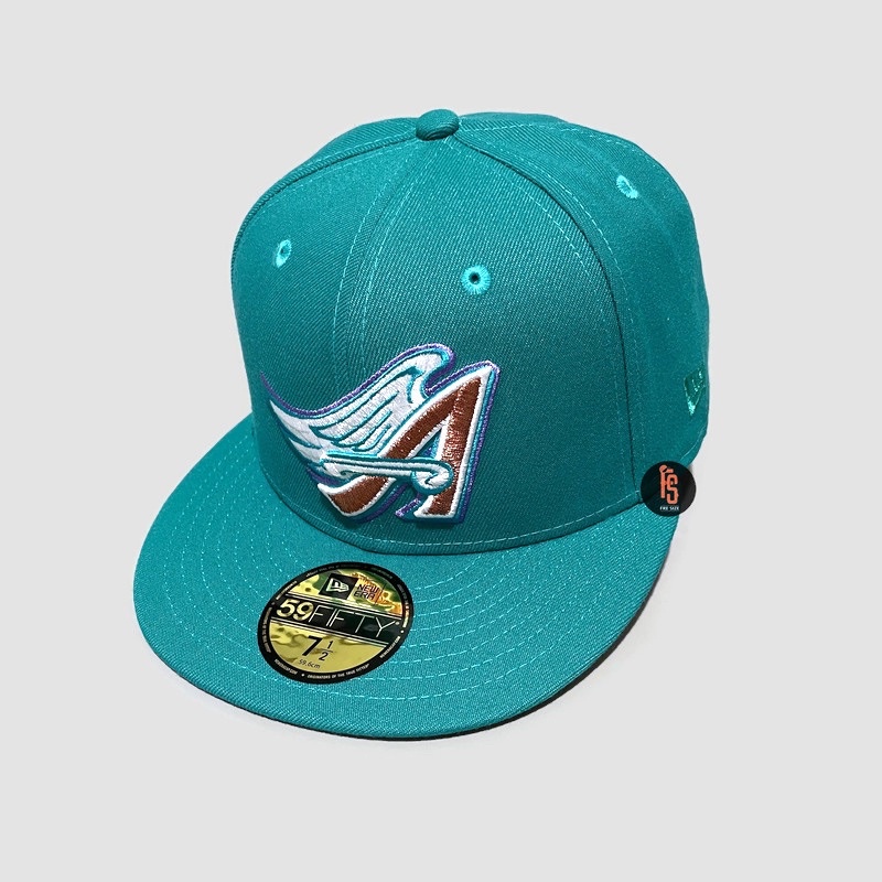 TOPI NEW ERA ORIGINAL 5950 50TH ANNIV ANAHEIM ANGELS TOSCA UV PINK