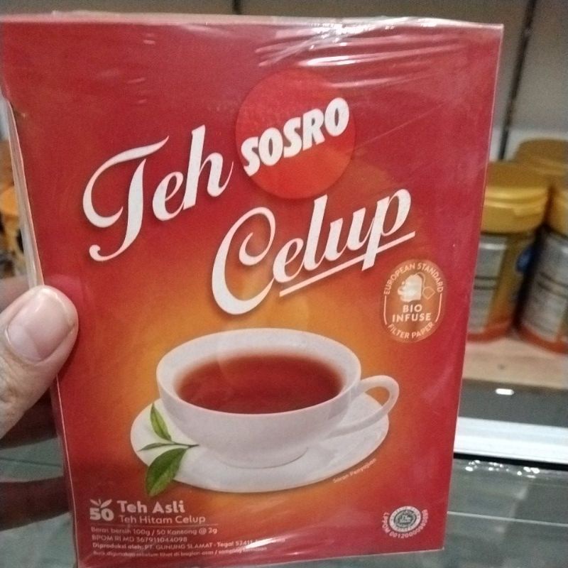 

teh Sosro celup isi 50