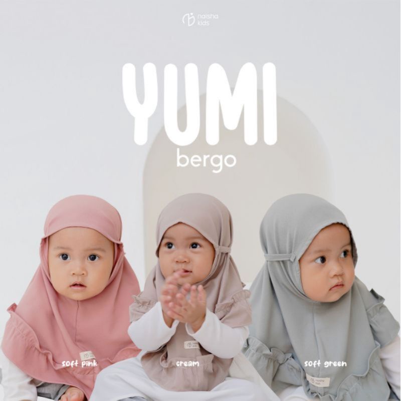 YUMI BERGO BY NAISHA /JILBAB ANAK /BERGO ANAK