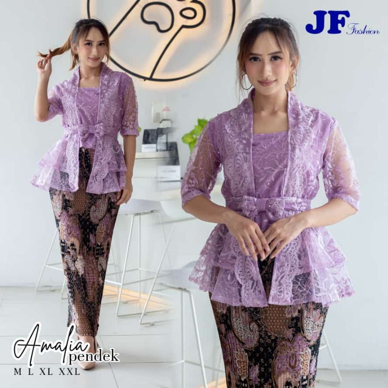 Kebaya kutubaru tulle//kebaya tulle modern//kebaya pesta modern//kebaya pendek