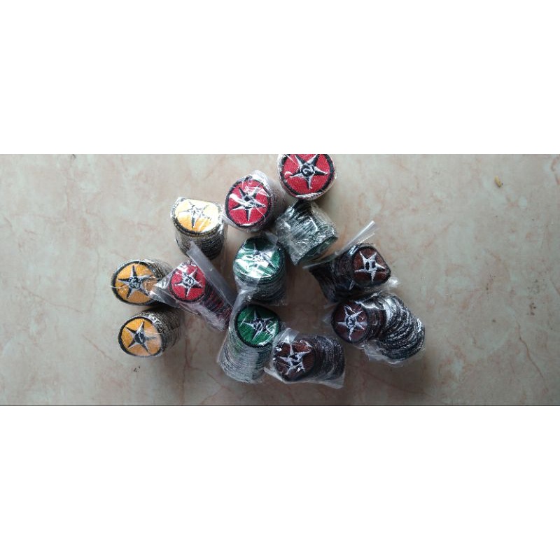 bed tempel bintang tahunan 1 kodi/ 20pcs seragam pramuka