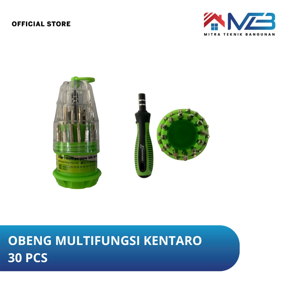 Obeng Multifungsi 30 pcs / Obeng HP jam 30 pcs / Obeng Handphone / Obeng SET KENTARO 30pcs 30 in 1 O