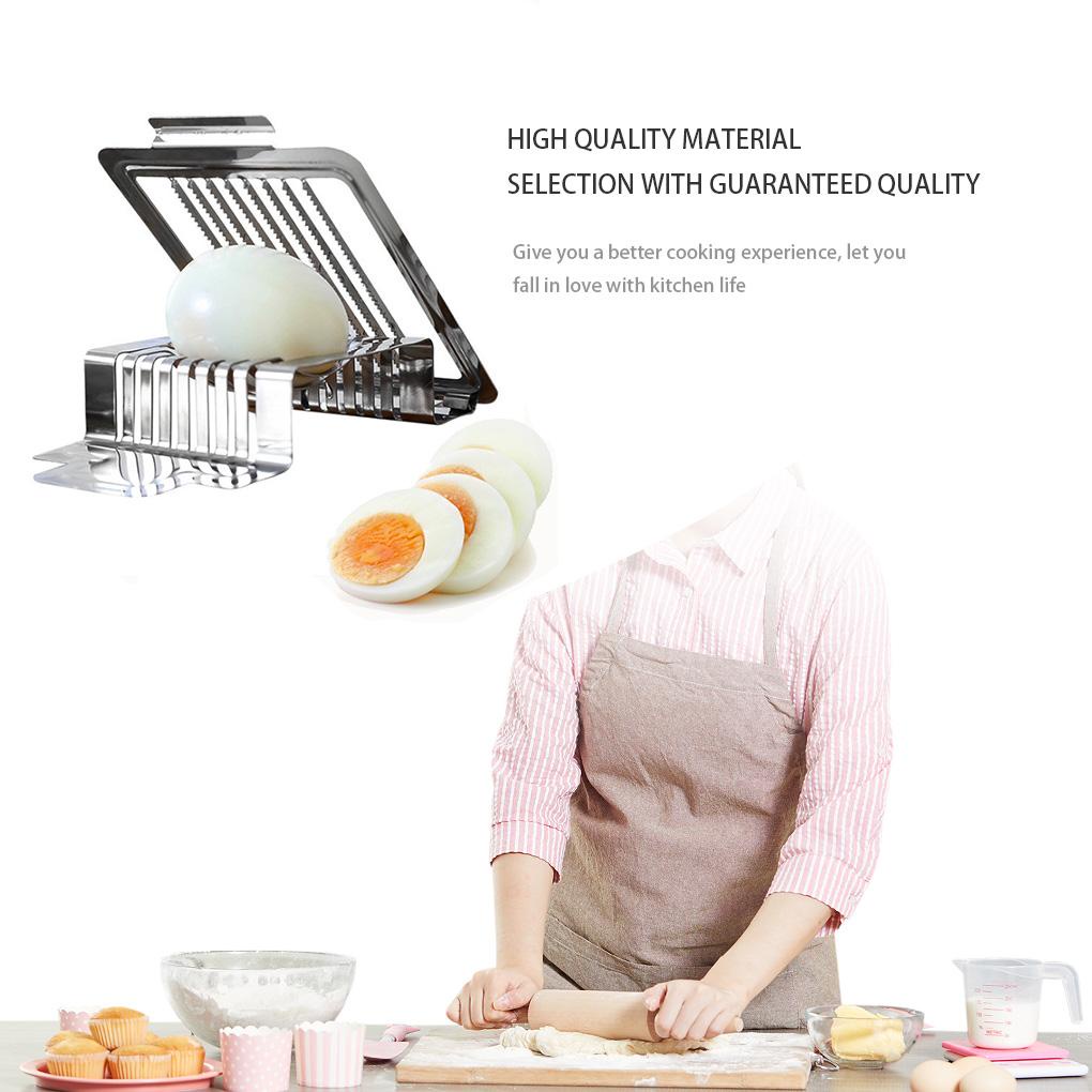 2020baru Pemotong Telur Dapur Rumah Stainless Kawat Egg Slicer Untuk Telur Rebus Keras Alat Dapur Gadget Aksesoris