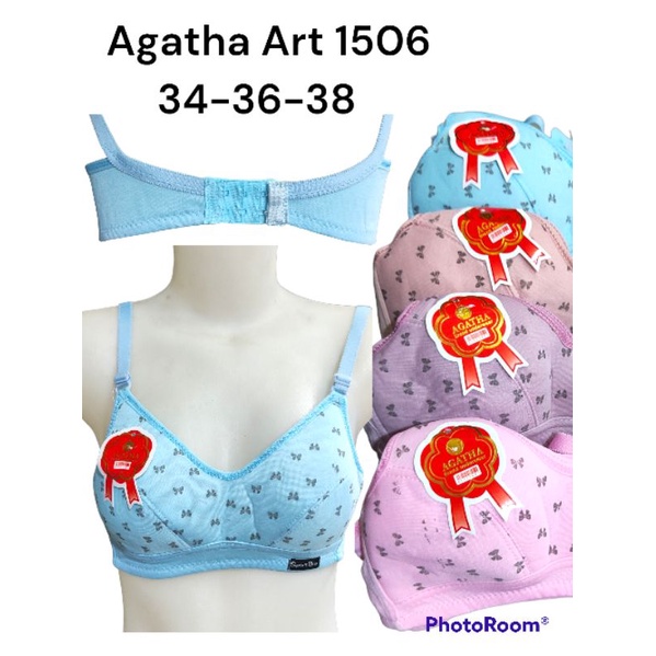 6 Pcs/BEEE_91/AGATHA 1506 | BRA SPORT LUSINAN/BH REMAJA