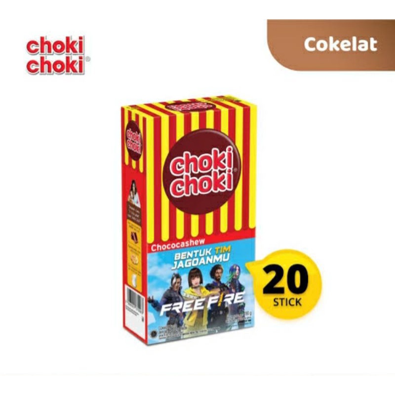 

Chokichoki Chococashew 1 box isi 20x10g