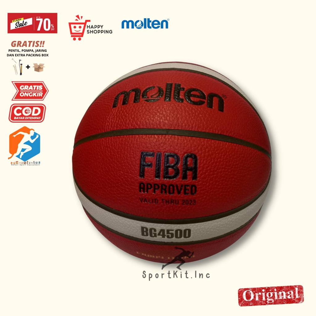 Bola basket molten BG4500 official Size 7 original indoor outdoor