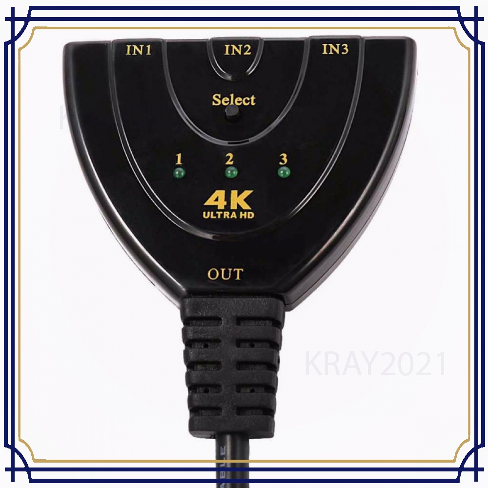 Kabel HDMI Switch 3 Port 4Kx2K 3D -CV578