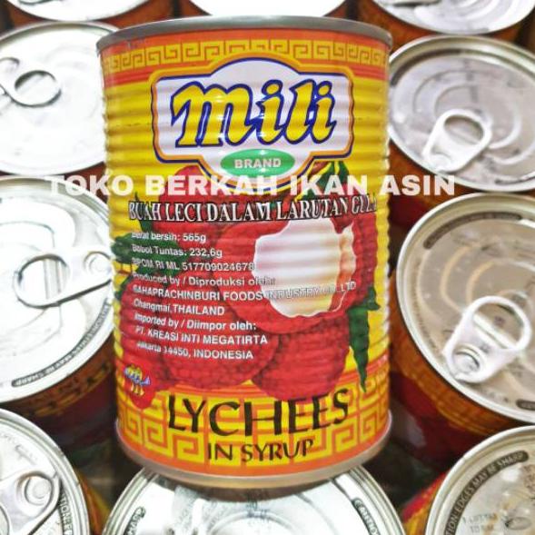 

Penawaran Terbaik MILI Lychee In Syrup 565 gr / Leci Kaleng / Kelengkeng Kaleng