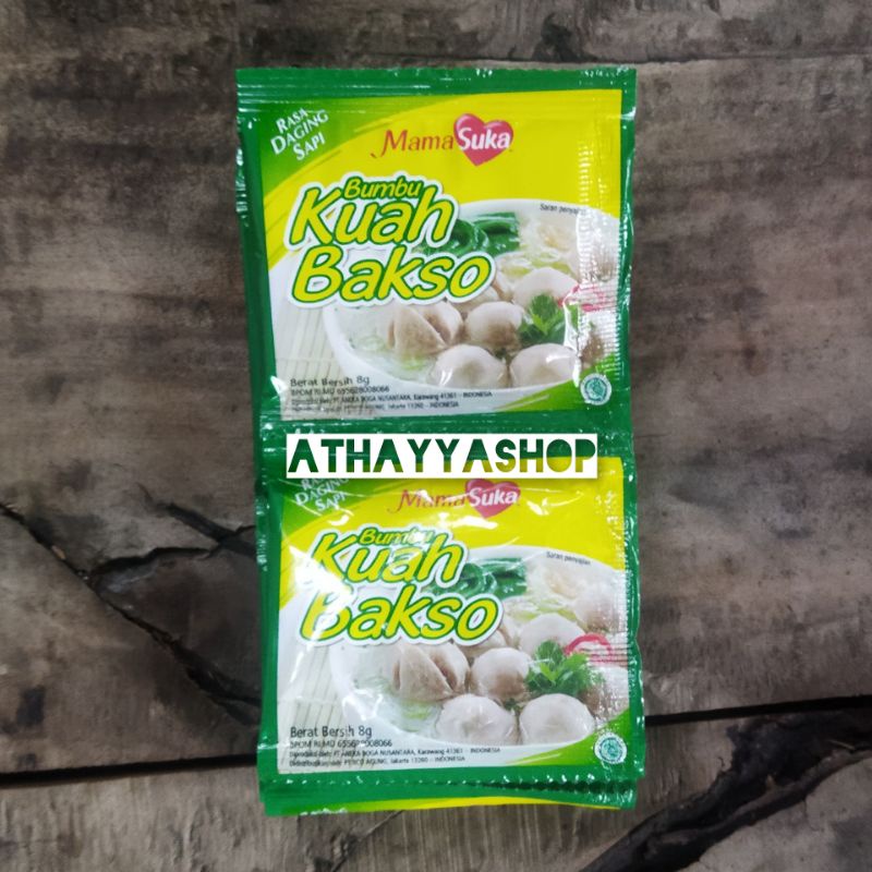 2 Sachet Mamasuka Bumbu Kuah Bakso 8 gram