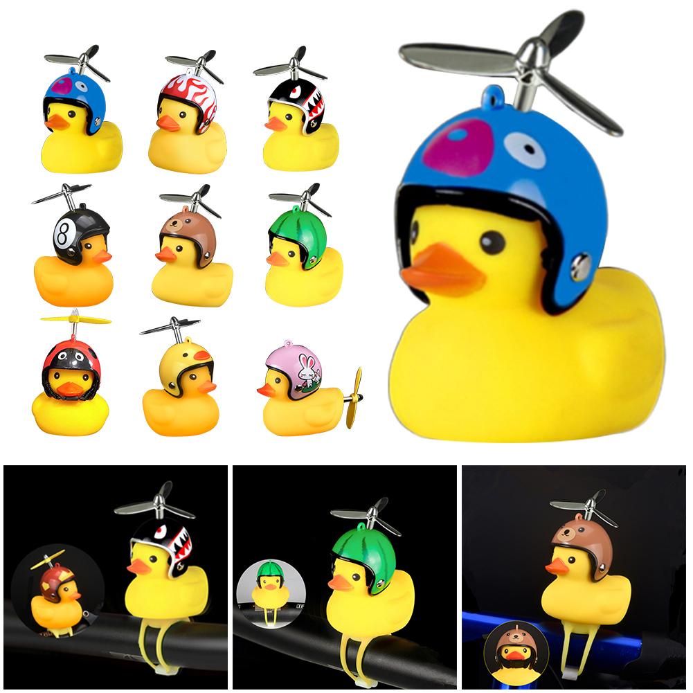 Dekorasi Mainan Bebek Helm Aksesoris Sepeda Stroller Bayi Mobil Sepeda Motor Lucu Helmet Duck For Bicycle Car Dekoratif