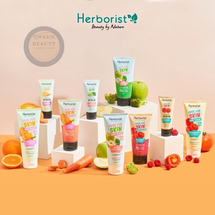 HERBORIST JUICE FOR SKIN BODY SERUM/BODY SCRUB/EXFOLIATING GEL/LULUR TRADITIONAL