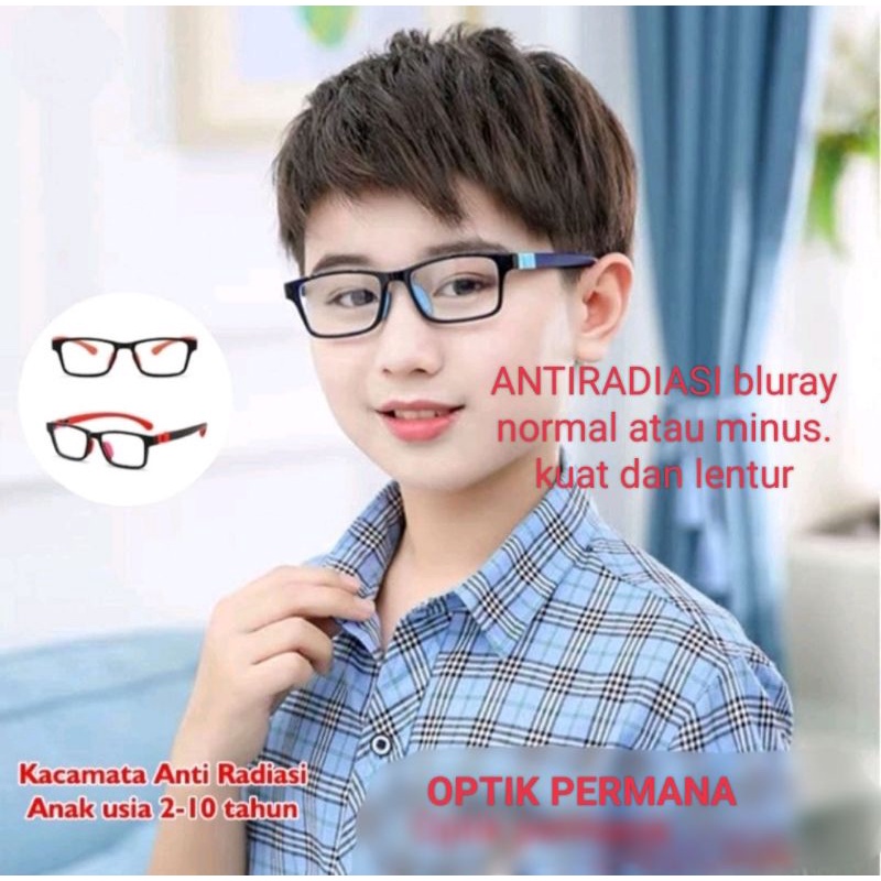 KACAMATA ANAK ASLI RADIASI BLURAY CWE/CWO