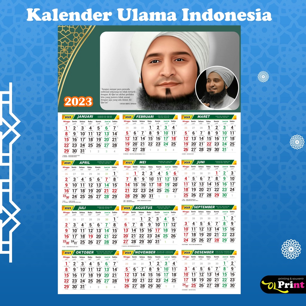 

Kalender Custom/ Konstruk 260grm 1 Halaman Jepit Seng